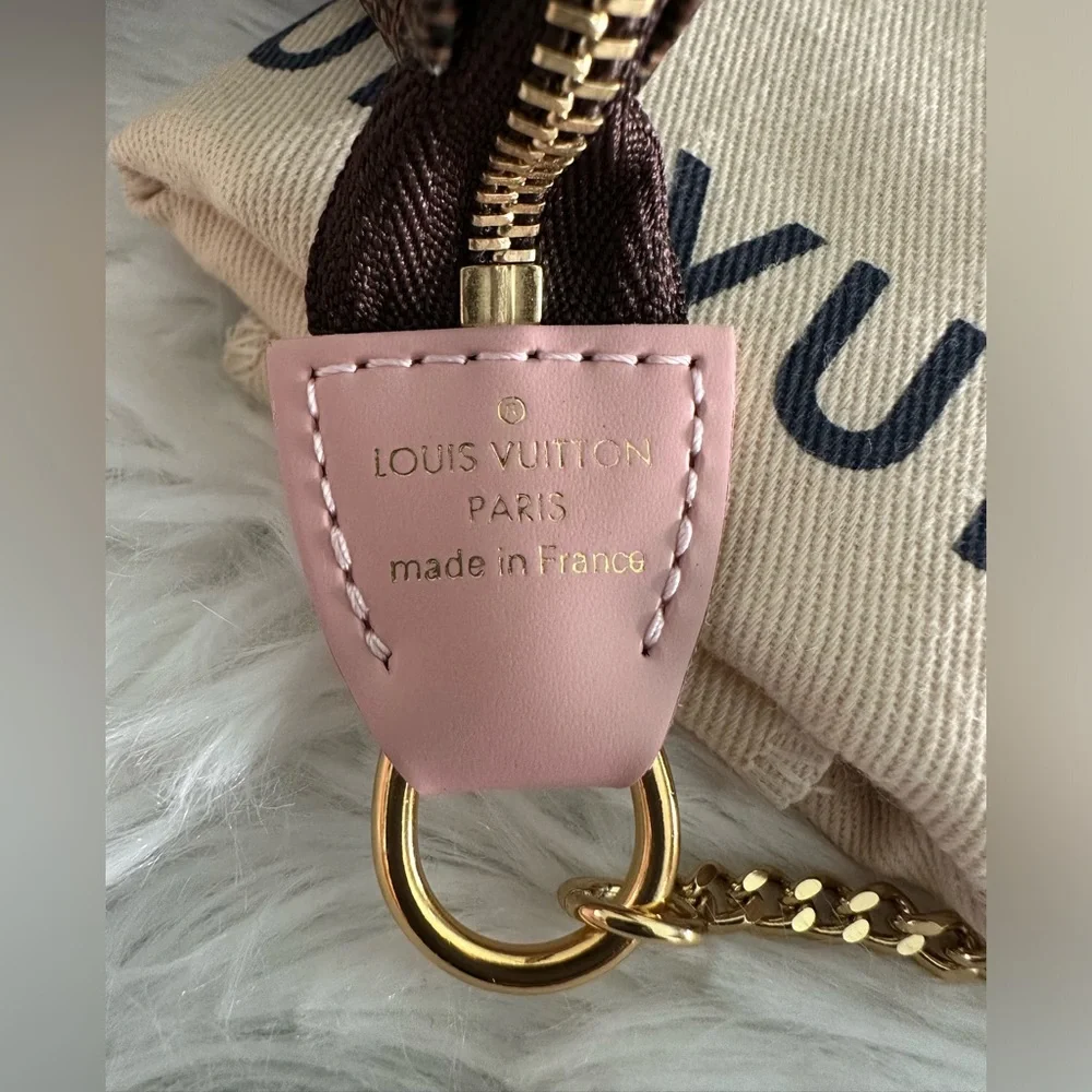 Louis Vuitton Damier Ebene LE‎ Illustre Vivienne Mini Pochette Bag
